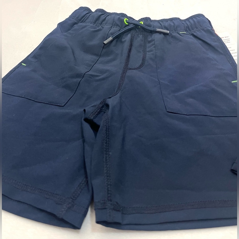 Cat & Jack 2 Pairs of Children’s Polyester/Spandex Blend Boys Blue Shorts XS 4/5 - Picture 11 of 16